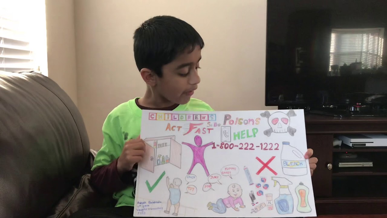 Kids act fast, so do poison - kids Poison awareness