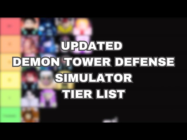 FINALLY !! DSTD 6 STAR ONLY TIER LIST!!  Demon Slayer Tower Defense  Simulator ROBLOX 