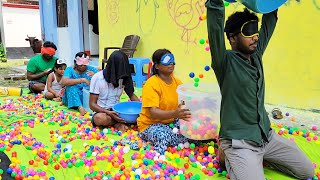 Best pour 10,000 Ping Pong ball challenge game & family entertainment game