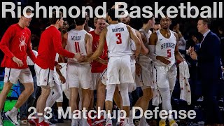Univ. of Richmond 2-3 Matchup Defense