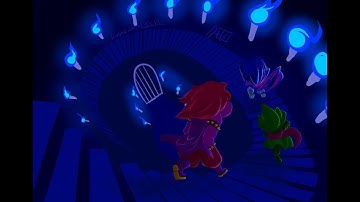 testing out open toonz for the first time: jevil fight animation teaser trailer