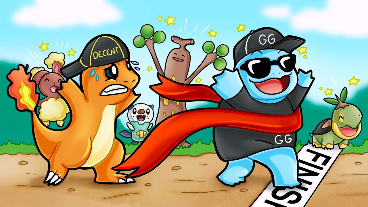We RACE To Catch A Team Of Pokemon... Then We FIGHT!