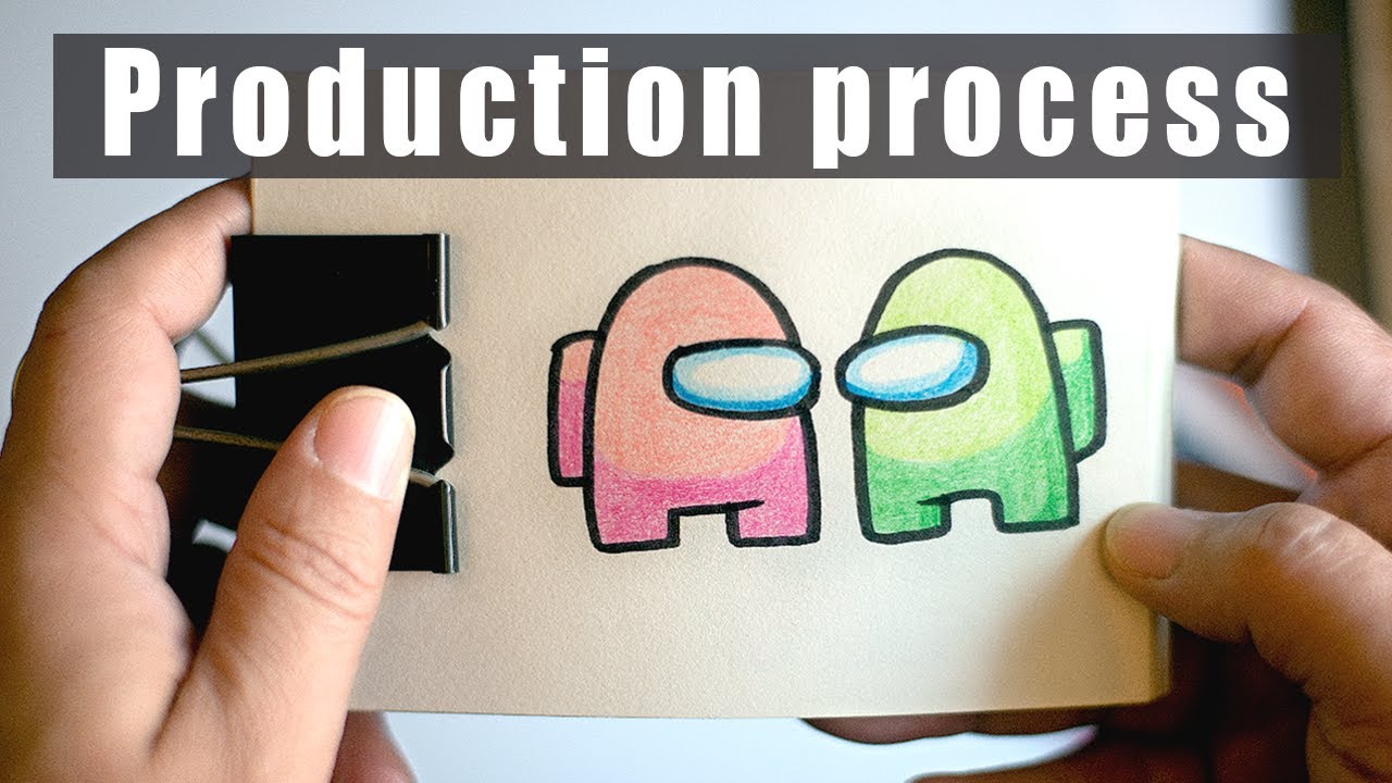 AMONG US FLIPBOOK (Full version of the production process) - YouTube
