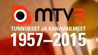 MTV3:n tunnukset ja kanavailmeet 1957-2015