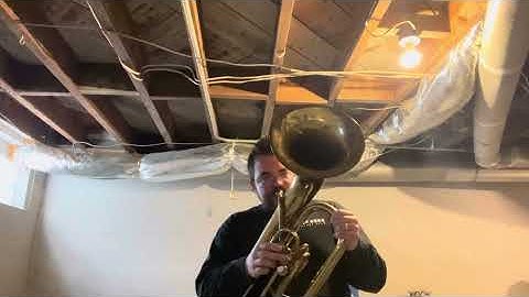 Basement euphonium improv