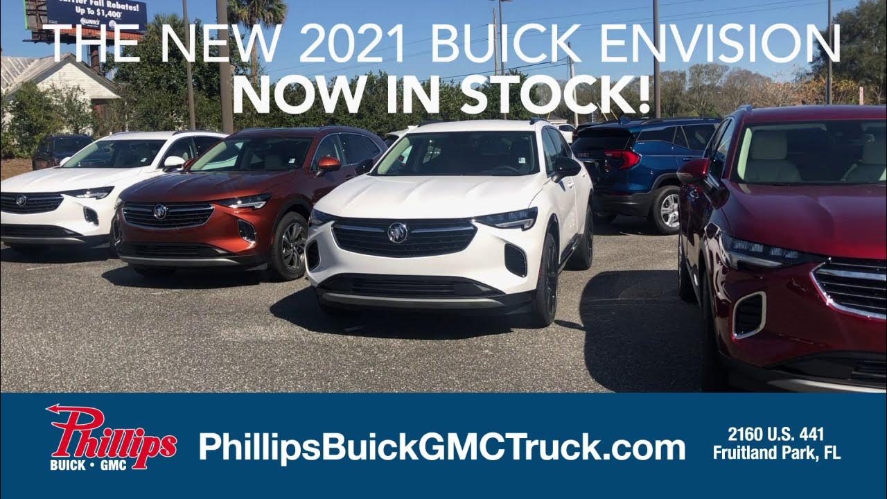 The New 2021 Buick Envision at Phillips Buick GMC in Fruitland Park
