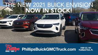 The New 2021 Buick Envision at Phillips Buick GMC in Fruitland Park, Florida! Phillips Buick Gmc Where Central Florida Drives