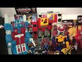 Complete Transformers Generation one toy collection. G1 Vintage, 1984 originals, gig, video, Takara