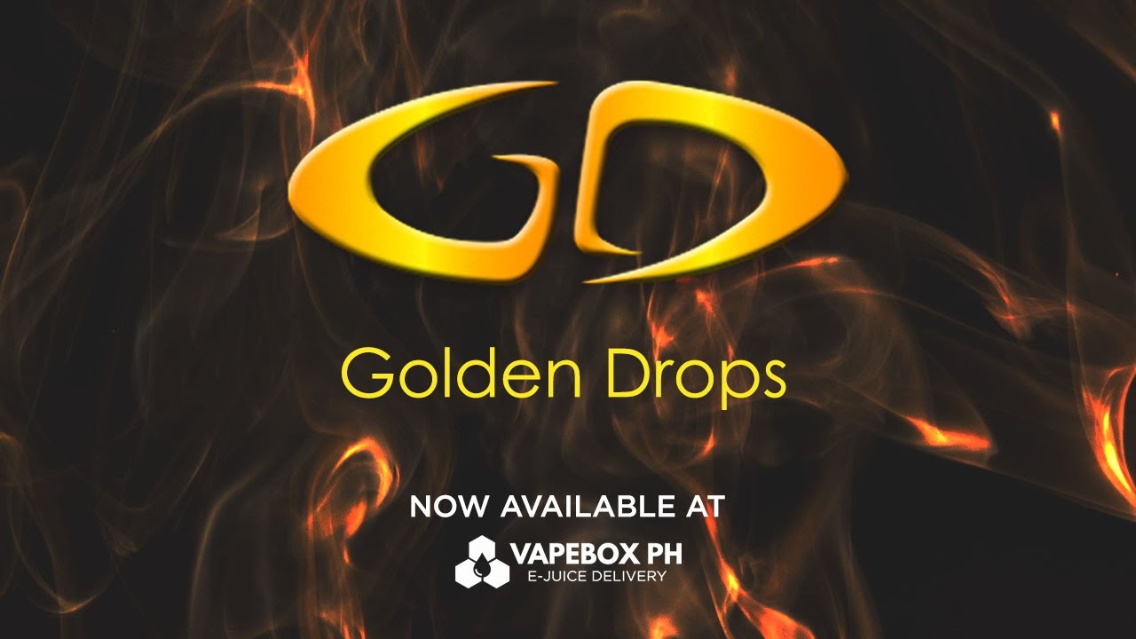 Golden Drops now available at VapeBox EJuice Delivery YouTube