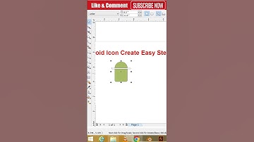 Simple Android Icon Design In Coreldraw | Coreldraw Tutorial