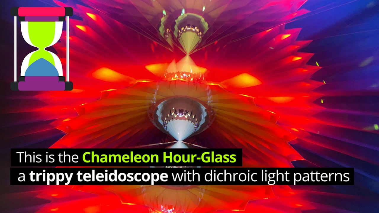 Chameleon Hour-Glass Teleidoscope by Marc Tickle ⏳  Gadgetify
