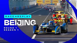 Formula E goes racing for the very first time! ⚡️ | Beijing E-Prix Season 1 Race Replay