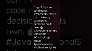 Day -5  Conditionals ?