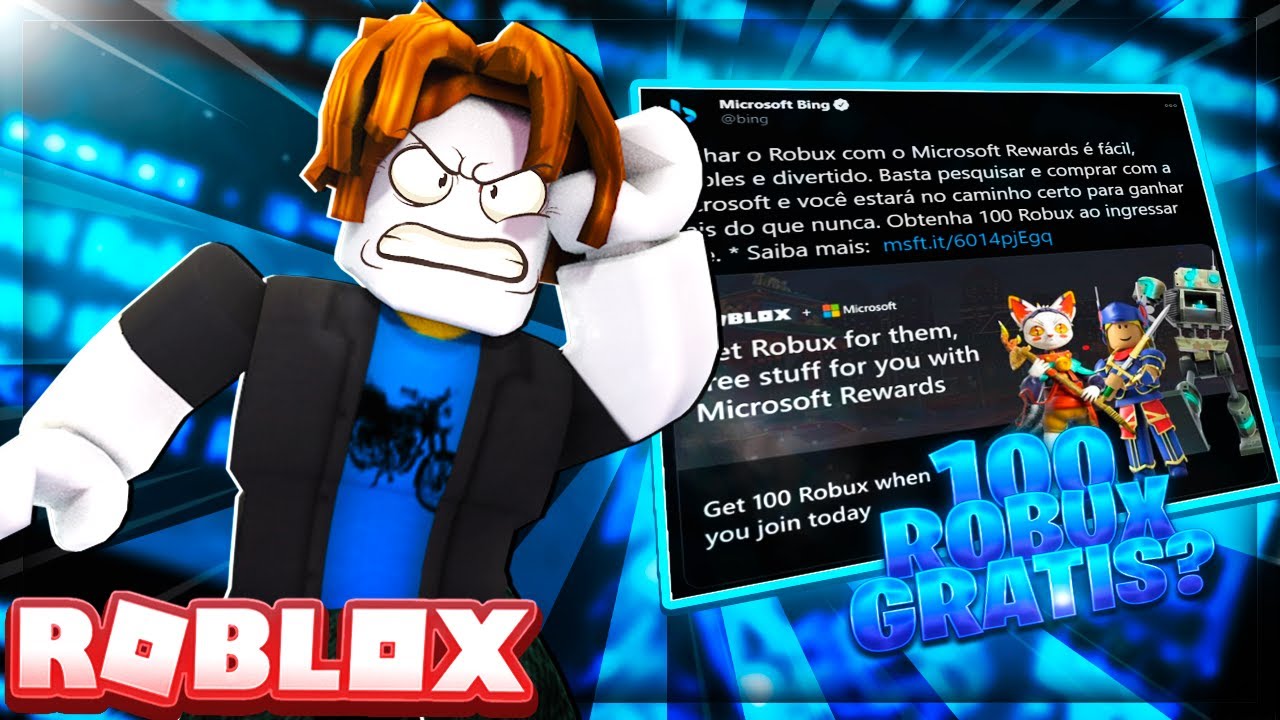 Roblox Esta Doando 100 Robux De Graca Explicando Como Conseguir Os 100 Robux Gratis Free Fire Imagem - como pegar robux na conta