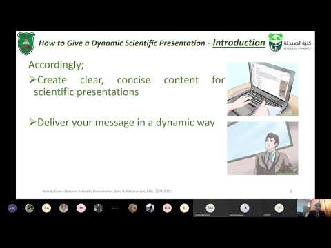 how to give a dynamic scientific presentation