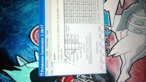 How To Operate Pokegen (Black/White)