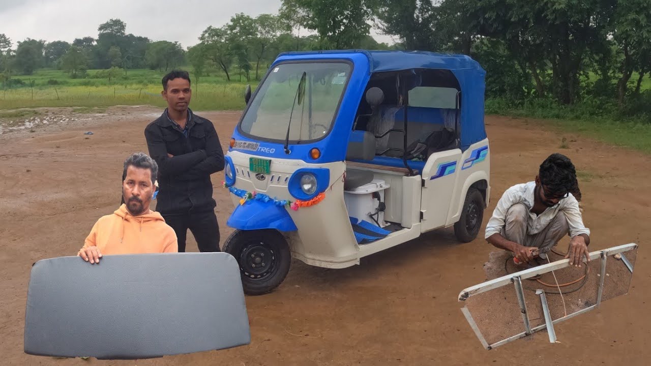 Mahindra Treo plus  Extra seat making full video ll gourav 71