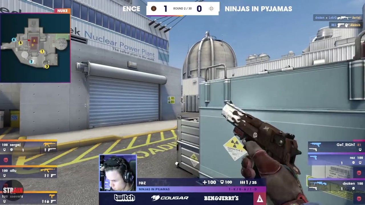 ENCE vs NiP Highlights 🔥 ENCE ON FIRE 🔥 BLAST Pro Series São Paulo 2019 * Nuke