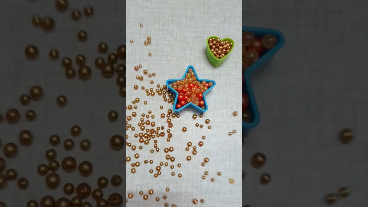 "Satisfying Beads ASMR – Pouring Sounds You Can't Miss! 🎶"