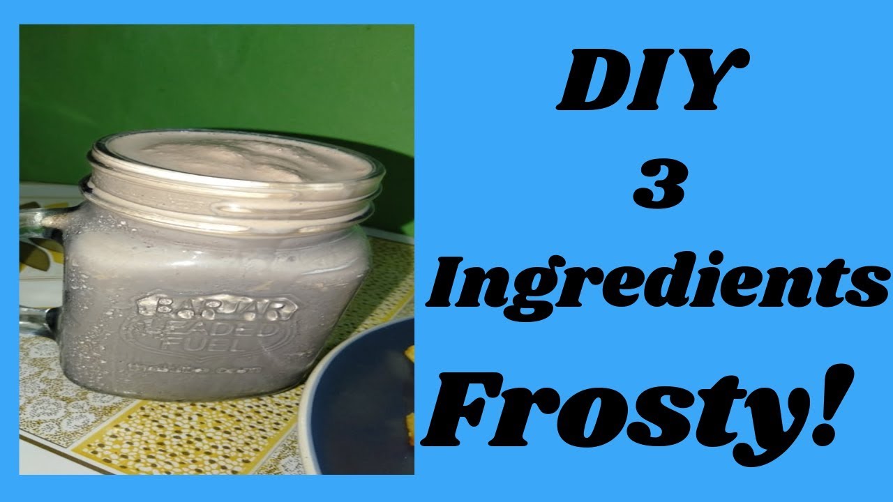 Quick and Easy 3 Ingredients Chocolate Frosty I Homemade I Inspired by