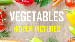 Learn Vegetables | Hidden Pictures English Game | Primary Level screenshot 2