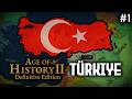 İLK AOH2 D.E SERİSİ🥳 | Age of History 2 D.E - TÜRKİYE | Bölüm 1