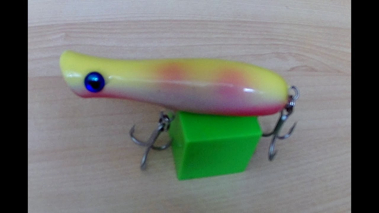 How to Make popper lure 