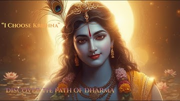 I Choose Krishna: Divine Wisdom & Dharma | A Cinematic Spiritual Journey