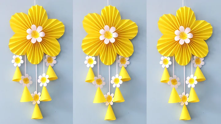 Easy and Quick Paper Wall Hanging Ideas / A4 sheet Wall decor / Cardboard  Reuse /Room Decor DIY