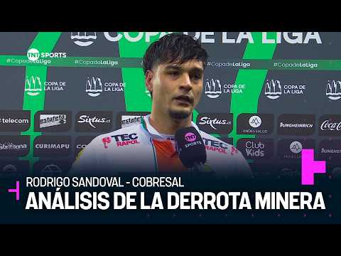 Rodrigo Sandoval analiza la derrota de Cobresal ante Ñublense en Copa de la Liga 2026