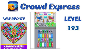 Crowd Express Level 193 Walkthrough 🚦 | Step-by-Step Solution | Go Answer