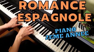 Je m'entraîne au "mordant"| Romance Espagnole | Piano 13 mois
