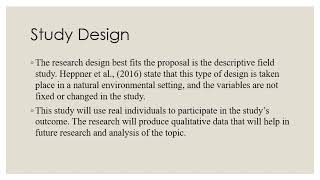 Present Your Research   COUC 515