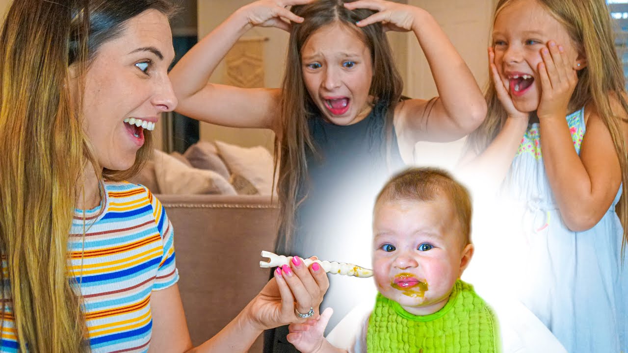 BABY THEO’S HILARIOUS REACTION EATING NASTY BABY FOOD FOR THE 1ST TIME!!!