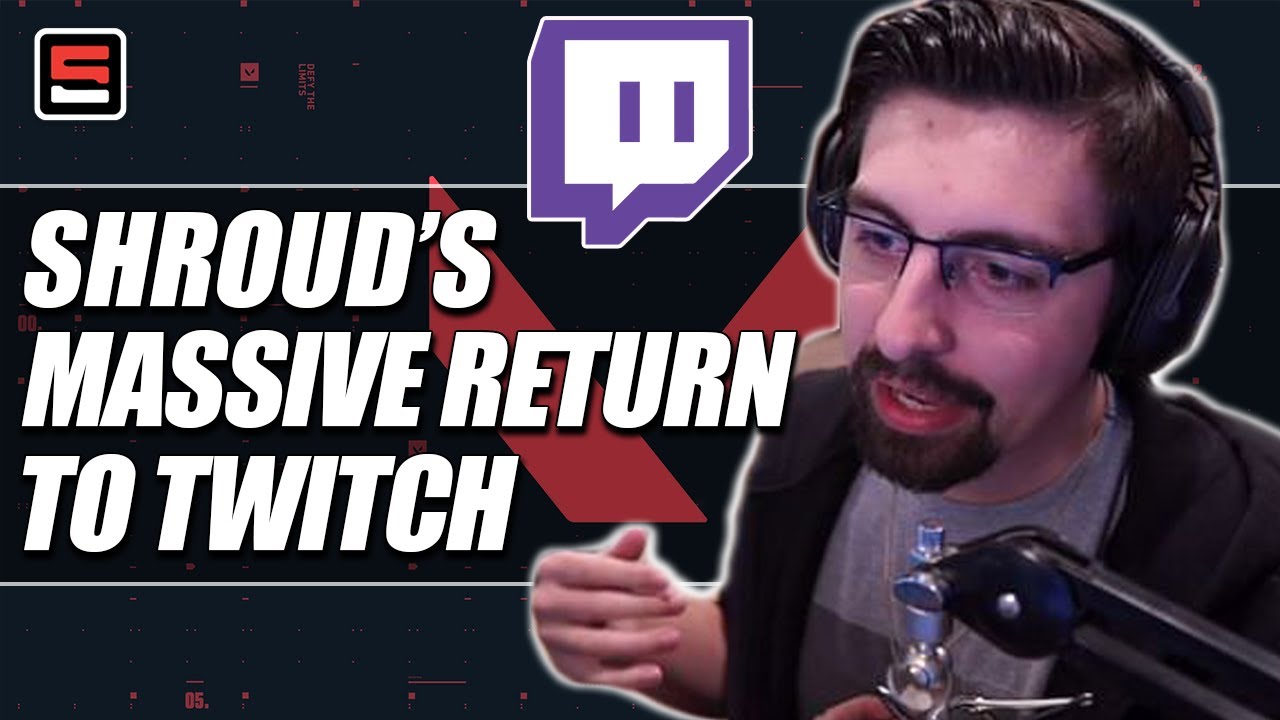 Shroud hits 500k concurrent viewers on Twitch return while playing VALORANT | ESPN Esports