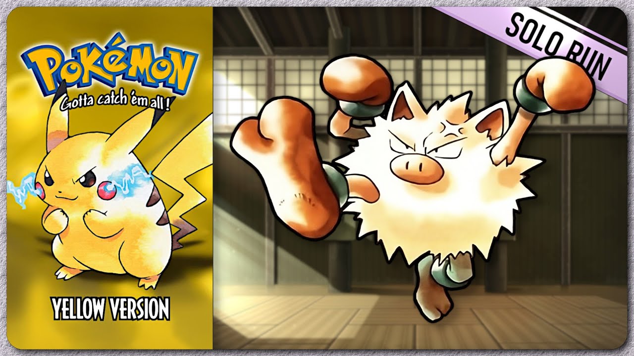 Primeape Only! • Pokémon Yellow Solo Run Live