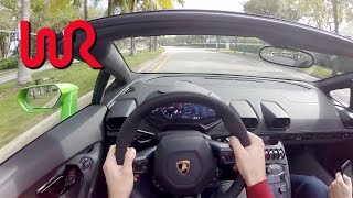 2016 Lamborghini Huracan Spyder - WR TV POV City Drive