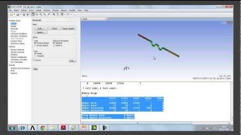 LearnCAx Soft Demo ANSYS FLUENT Extracting mesh information in ANSYS FLUENT
