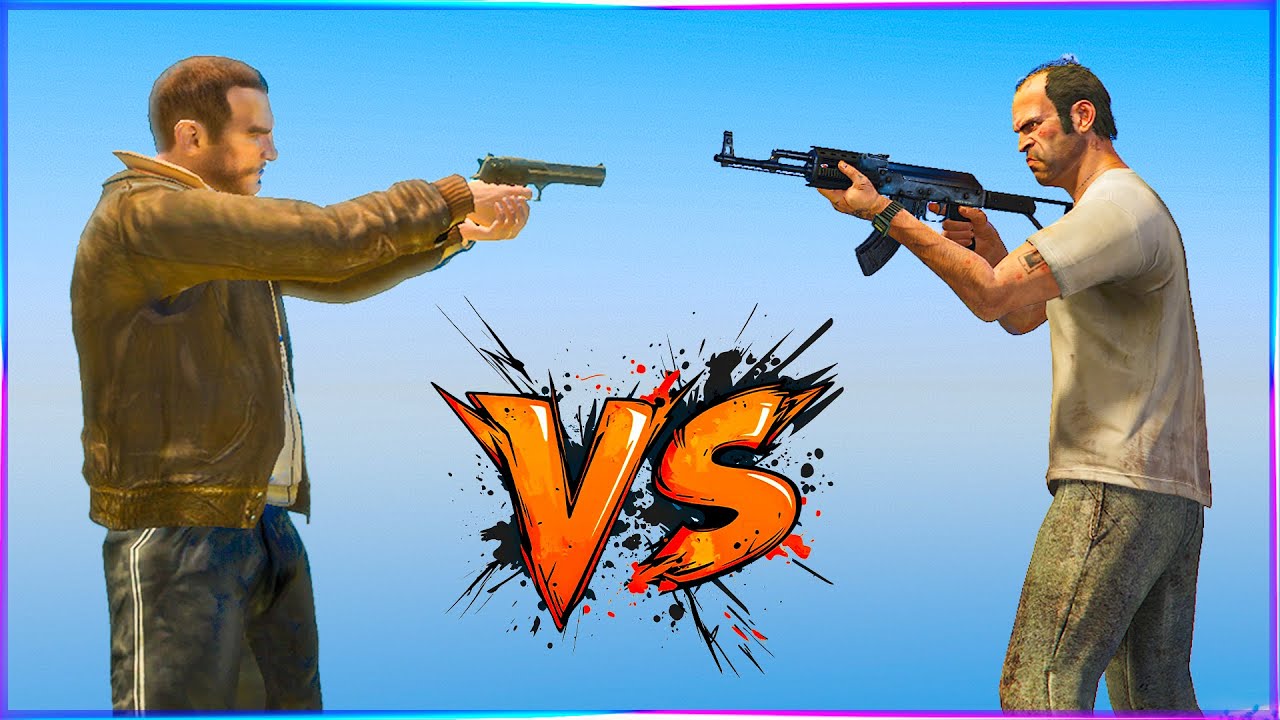 Niko VS Trevor - Ultimate Battle (Side By Side Comparison)