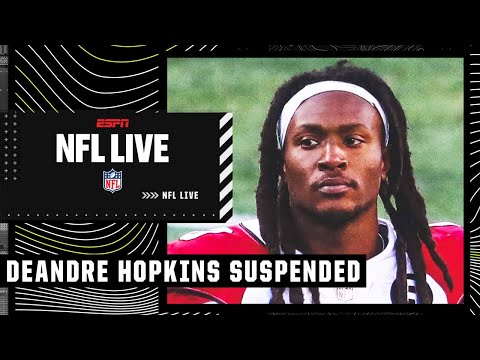 DeAndre Hopkins suspended 6 games for violating NFL’s Performance Enhancing Drug policy | NFL Live