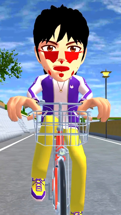 What happened to the boy on the bicycle?🤬🥹#sakuraschoolsimulator #sakura #funnyshorts #games