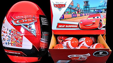 Disney Pixar CARS Surprise Eggs Unboxing + MEGA Egg Reveal!