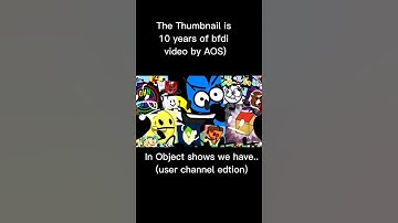 In Object shows we have.. user edtions #bfb #tpot #bfdi