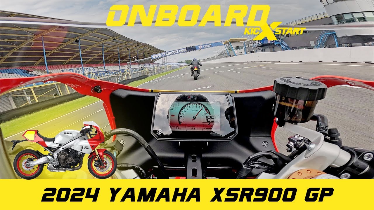 Yamaha XSR900 GP lap Assen