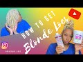 HOW TO GET BLONDE LOCS| PLATINUM LOCS| Geauxldie Locs