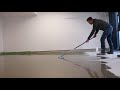 How to apply a lithium densifier. Prevents dusting on polished concrete and increases shine.