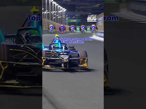 The top 5 fastest laps of #EVOSessions ⚡️ #FormulaE #motorsport #racing