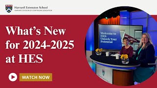 What's New for 2024 - 2025 at HES