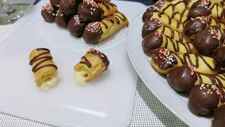 Resep Cara Membuat Sus Modifikasi Isi Vla Susu // Recipe How To Make Eclairs Modifying Of Vla Milk