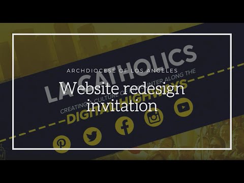 ADLA Parish Website Redesign Invitation